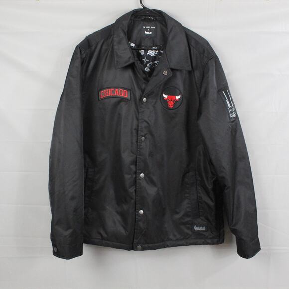 Chicago Bulls The Very Warm x NBALab Jacket Mens XL Bomber Reversible Patches - Picture 1 of 13